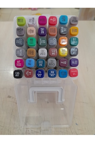 Touch Silky Çift Uçlu Artist Marker Kalemi 36'lı