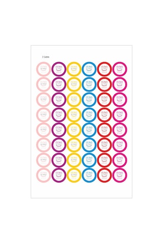 Gülümse Bu Paket Senin İçin Etiketi Paketleme Etiketi 3x3 cm 96 a