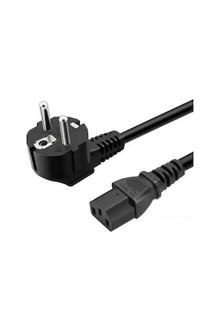 C13 Power Kablo Kasa Monitör Ekran Power Güç Kablosu - 0.5 mt