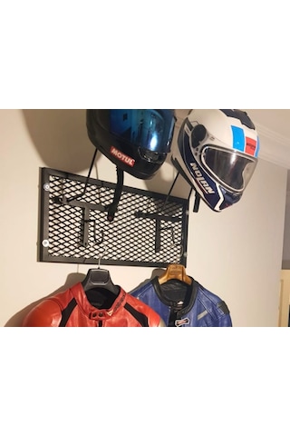 Motorcu Kask Askısı, Metal Kask Askısı Se-x2 Iron X2v8
