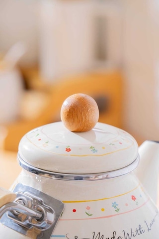 Made With Love Emaye Çaydanlık Takımı Çok Renkli