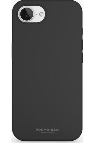Vonmahlen Apple iPhone Uyumlu 16e İçin Yumuşak Silikon Kılıf Siyah