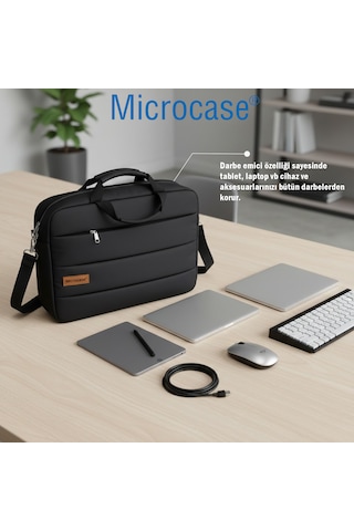 Xiaomi Pad 7 / Pad 7 Pro 11.2 İnch Tablet İle Uyumlu Notebook Macbook Evrak Çantası Siyah Al5496