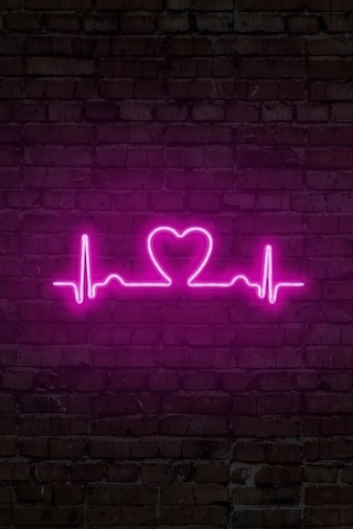Love Rhythm - Led Dekoratif Duvar Aydınlatması Neon Duvar Yazısı Sihirli Led Mesajlar