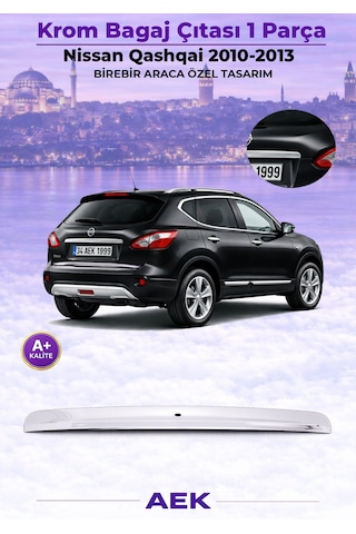 Nissan Qashqai Bagaj Çıtası 2010-2013 Sensörlü Paslanmaz Çelik