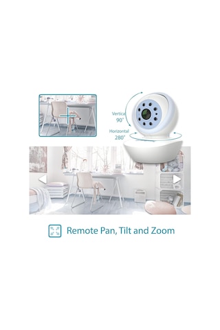 Moonybaby 5" 720p Hd Bebek Monitörü, Uzaktan Eğim Kameralı