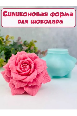 K3dp Çikolata Ve Sabun İçin Silikon Kalıp Gül Çiçeği 120 196477607 Diğer