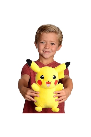 Ithal Kumaş Pokemon Go Pikachu Figür Peluş Oyuncak Büyük Boy Uyku & Oyun Arkadaşı Pikachu 35 Cm.