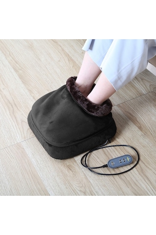 Snailax Elektrikli Shiatsu Ayak Masajı, Isı Fonksiyonlu, Erkekler Kadınlar İçin Hediyeler Anne Baba, Ayak Isıtıcı, 2'si 1 Arada Yoğurma Ayak Masajı Veya Sırt Masajı