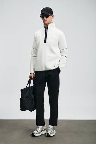 Lufian Erkek Art Sweatshirt 112030191 Kırık Beyaz Kırık Beyaz