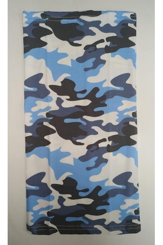 Buff Manolia Ecostretch Mavi Kamuflaj Çok İşlevli Bandana