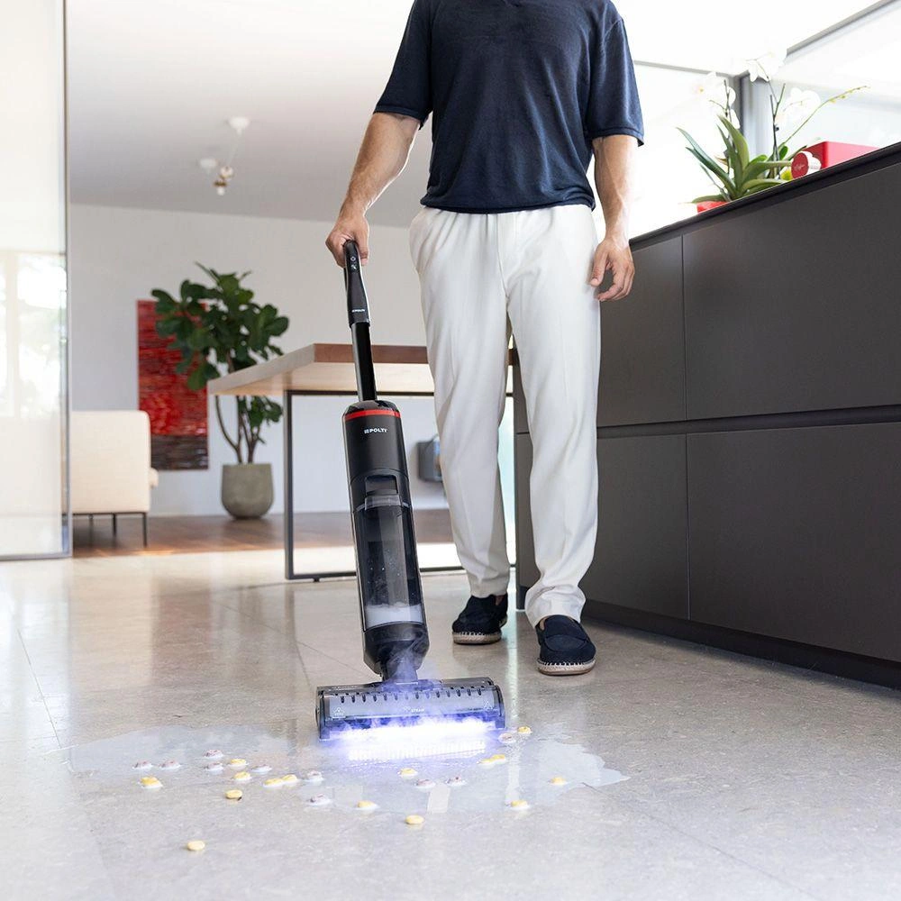 Polti RollySteam WD40C Kablosuz Buharlı Islak Kuru Süpürge