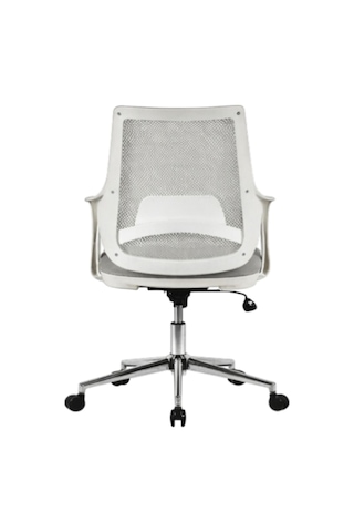 Mix White Çalışma Sandalyesi Ofis Koltuğu Gri