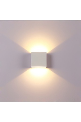 Yunboo Alüminyum Modern Led Duvar Lambası - 6w 3000k Isı Işığı - Koridor, Salon, Yatak Odası Uygun Diğer