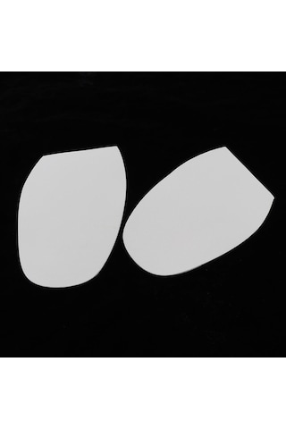 Homyl 1 Çift Kauçuk Yarım Taban Değiştirme Kaymaz Beyaz Beyaz