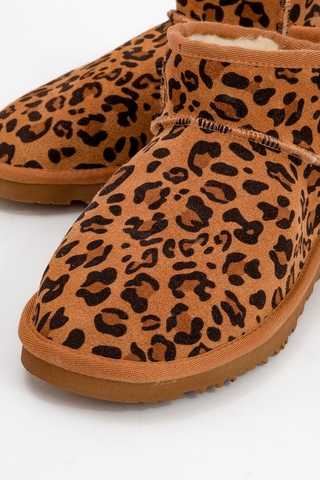 Luvishoes Luvi Shoes Zaz Taba Desenli Hakiki Deri Kadın Bilekte Bot Taba