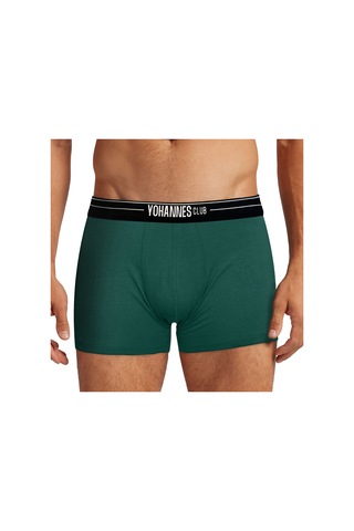 Yohannes Club, Erkek Özel Seperatörlü Pamuklu Boxer, Renk Seçenekli, 3'lü Paket, Bordo,yeşil,mavi Çok Renkli