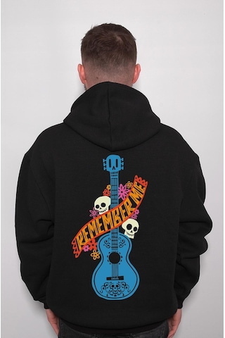 Guitar Gitar Remember Me Skull Kuru Kafa Flowers Sweatshirt Unisex Kapüşonlu Hoodie 001