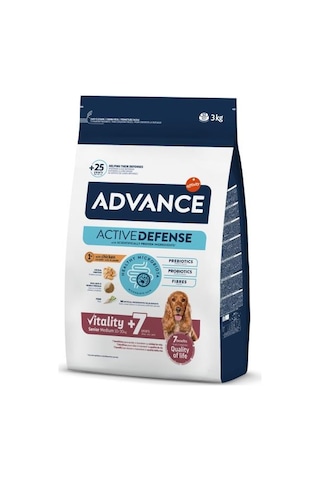 Advance Dog Medium Senior Tavuklu Orta Irk Yaşlı Köpek Maması 3 KG Advance Dog Medium Senior Tavuklu Orta Irk Yaşlı Köpek Maması 3 KG