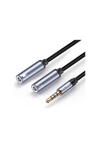 Rocoren Hi-fi Trrs Mikrofon Ve Kulaklık Birleştirici 3.5mm Y Jack Kablo