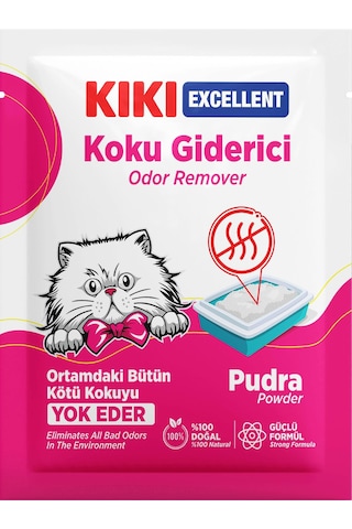Kıkı Excellent Kedi Koku Giderici Pudra Kokulu 25 G