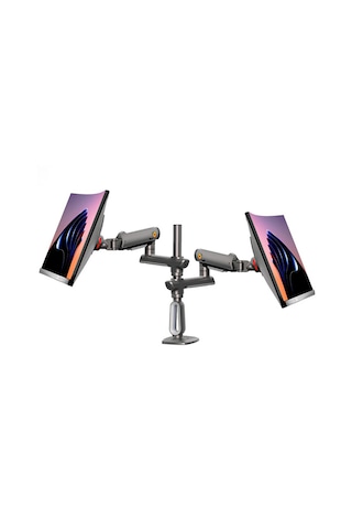 North Bayou D9c 27-50 İnch Çift Kol 2-20 Kg Vesa Uyumlu Profesyonel Monitör Standı