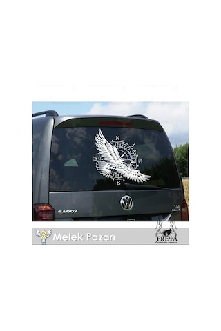 60 X 60 cm - Pusula Kartal Off Road Karavan Sticker