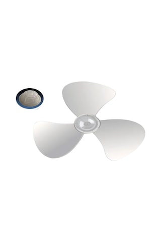 Leezsing 16 İnç 400mm Beyaz 3 Blades Elektrikli Fan Tamiri Eşyası, Vantilatör Aksesuarı, 120g Ağırlık, Ev Fani Parçası