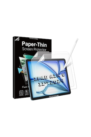 Apple Uyumlu iPad Air 6 11 Inç 2024 M2 Çip Paperlike Kırılmaz Ekran Koruyucu Kağıt Hissli A2902 A2903