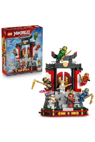 LEGO® NINJAGO® Ninja Karakteri Sergileme Modeli 15. Yıl Dönümü 71866 -14 Yaş ve Üzeri için Minifigür İçeren Yapım Seti (447 Parça)