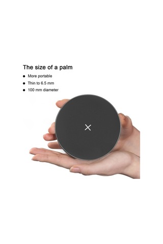 Pazly 15w Type-c Kablosuz Şarj Pedi, 5v-12v, Siyah/beyaz, Hızlı Şarj, Cep Telefonu Uygun