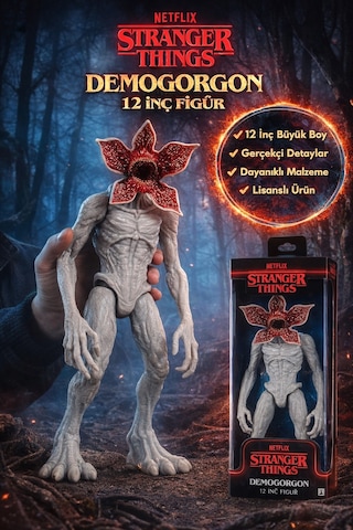 Stranger Things Jazwares Netflix Demogorgon 30 Cm Figür Aksiyon Koleksiyon Oyuncak 8 Yaş+ Hediyelik Funko Pop