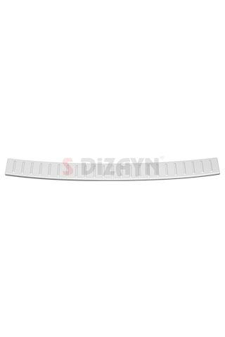 S-dizayn Renault Clio 6 Krom Arka Tampon Eşiği Mat Krom 2025 Üzeri A+ Kalite