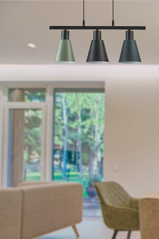 Pera Özel Tasarım Modern Cafe Mutfak Salon Sıralı Siyah - Antrasit - Yeşil 3 Lü Sarkıt Avize Diğer