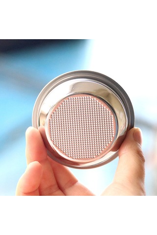 58mm Kahve Filtresi Sepeti Ev Ve Cafe Mağazası Aksesuarları İçin Yeniden Kullanılabilir Kahve Makinesi Filtre Araçları Double