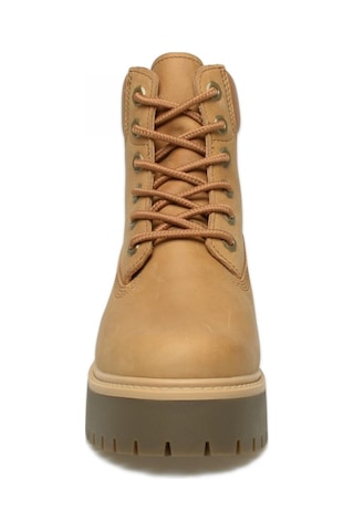 Timberland Tb0a2h3c Stone Street 6 Inch Lace Up Waterproof Taba Kadın Bot Taba
