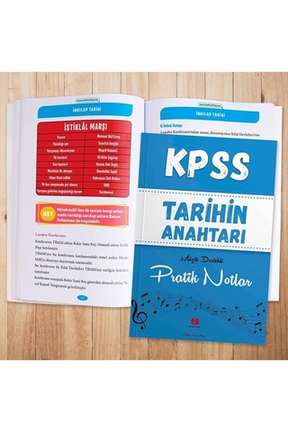 Kpss Tarihin Anahtarı Müzik Destekli Pratik Notlar - Umut Kaya