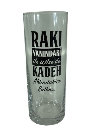 Rakı Yanındaki İle İçilsede Sözlü Rakı Bardağı 2veaposli C