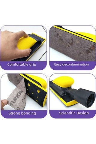 Fortunelane Araba Boya Zımpara Tahtası - Kavisli, Toz Toplayıcı, 70x198 Beyaz, Verimli Cila Aracı