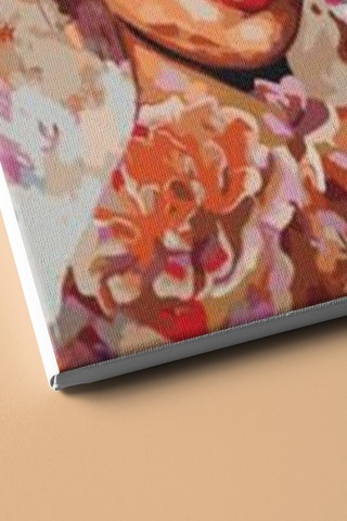 Webstyle Sayılarla Boyama Seti Kasnaklı Masal Kadın 60 X 75 Cm