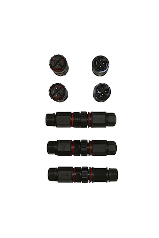 Su Geçirmez Vida Bağlantılı Konnektör Ip68, 3 Pin 5 Adet