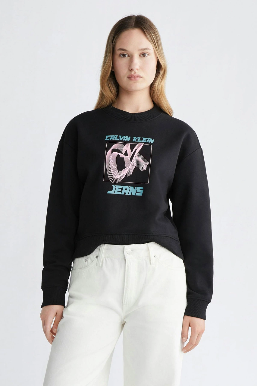 Calvin Klein Kapüşonlu Kadın Sweat Siyah