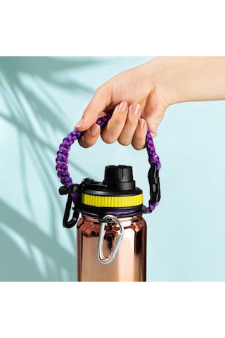 Cooker 1395-1 Çelik Sızdırmaz Çift Katmanlı Taşıma Askılı Termos Bakır