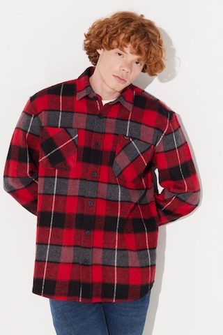 Lee Regular Fit Kırmızı Erkek Oduncu Gömlek L232153600 001