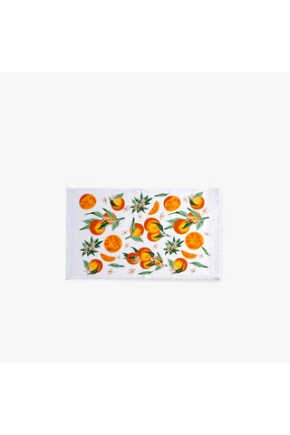 Orange 3'lü Mutfak Havlu Seti Baskılı 40x60 Renkli-40x60