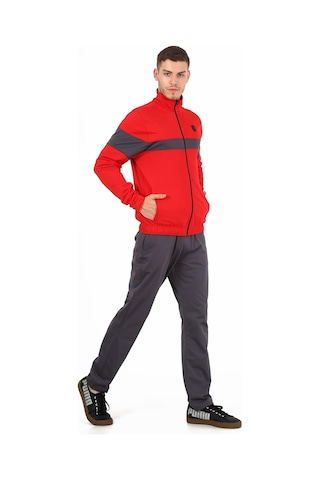 Sportonex So22f031 Academy Poly Suit Erkek Spor Ceket Kırmızı