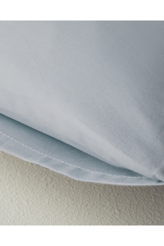 English Home Novella Premium Pamuk Dokulu 2'li Yastık Kılıfı 50x70 Cm Açık Mavi Açık Mavi
