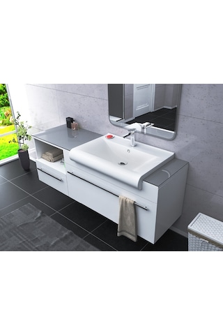 Cerastyle Turkuaz Side Tezgah Üstü Lavabo 65 CM
