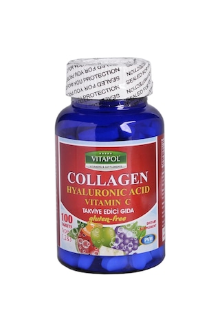 Vitapol Collagen Hyaluronic Acid Vitamin C 2 Adet 100 Tablet