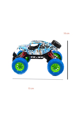 Rock Crawler Off Road Çek Bırak Oyuncak Araba Mavi